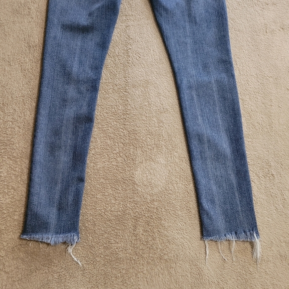 Agolde Sophie Crop fray hem jeans size 25 - Picture 9 of 12